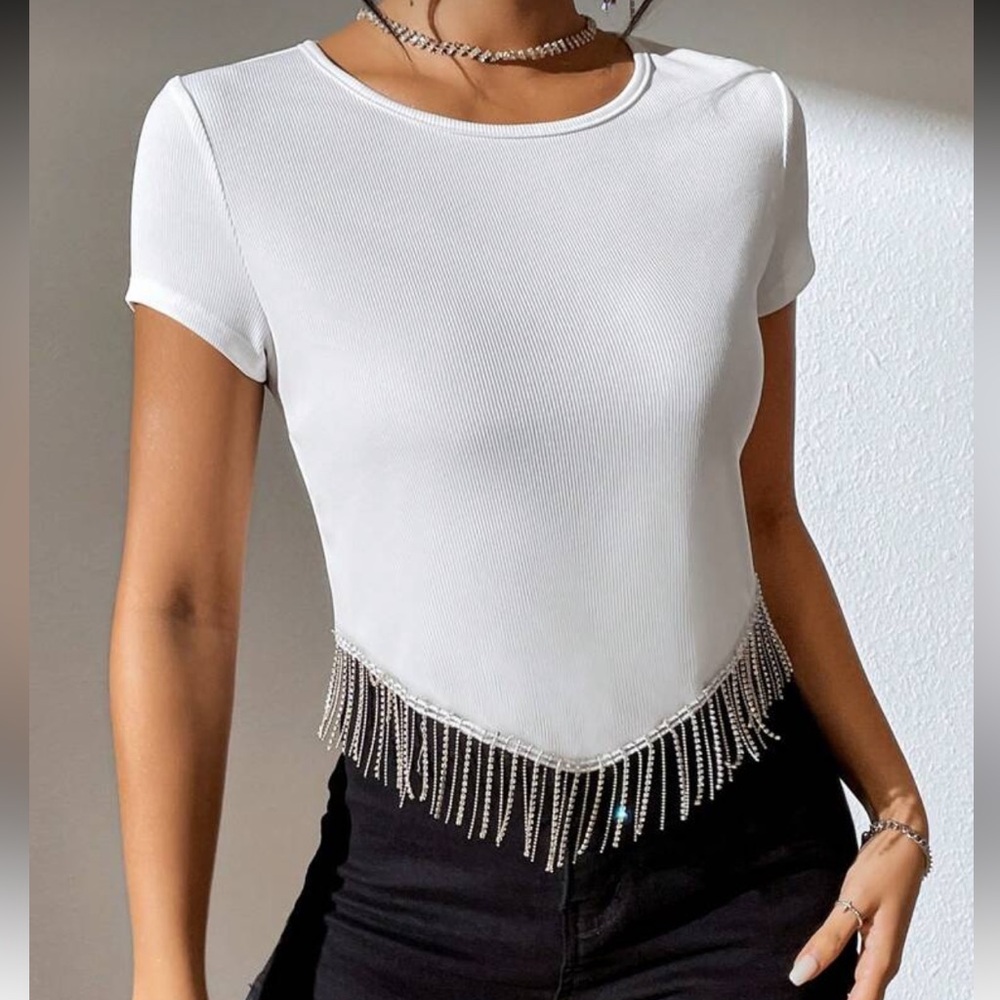 SHEIN Cropped Rave Top - Picture 6 of 10